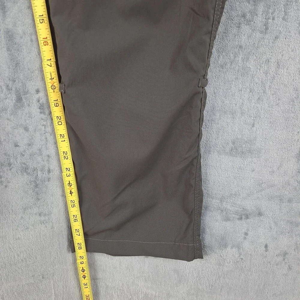 Clothing Arts Pants Womens 16 Gray P Cubed Pick Pocket Proof Chino Cargo Stretch